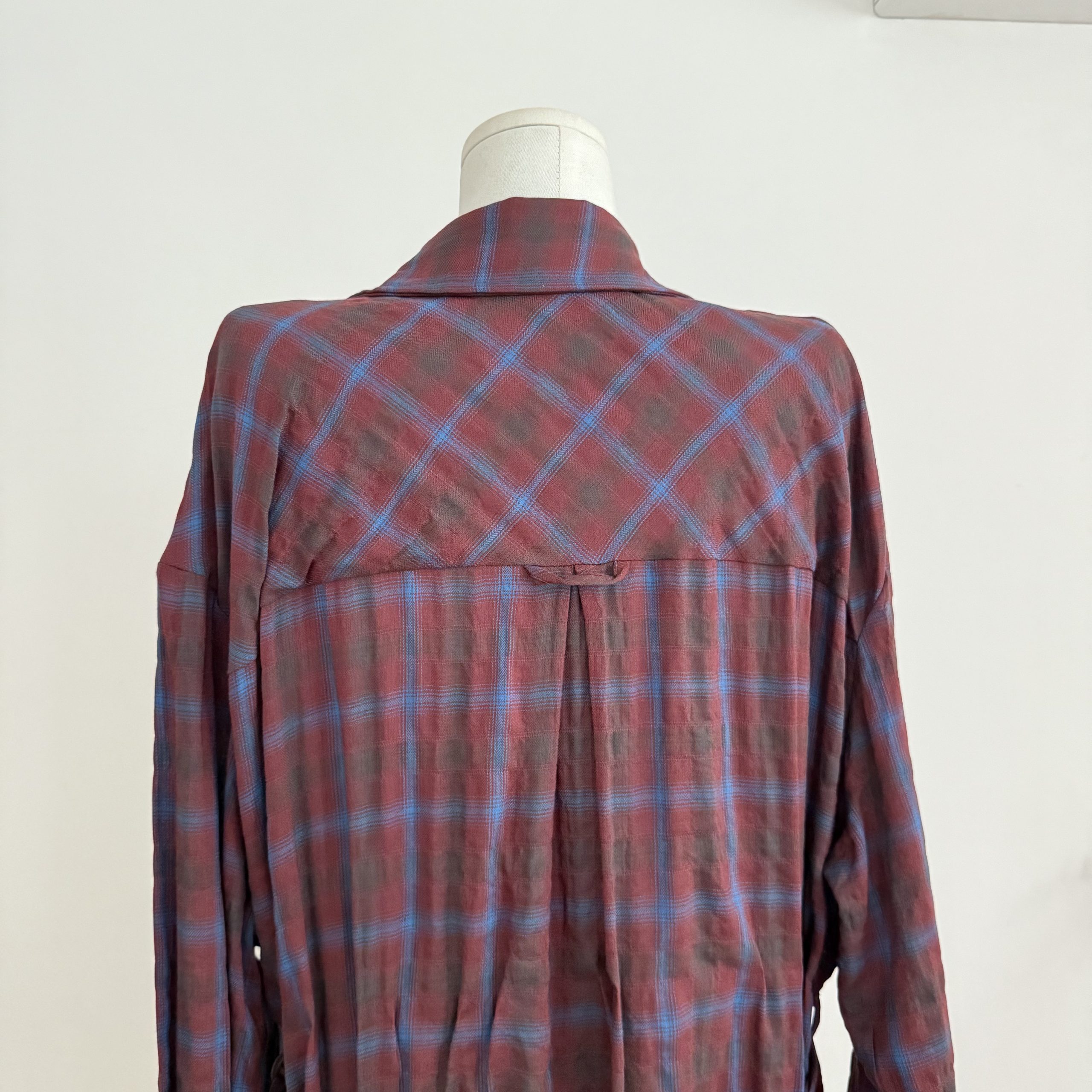 Douyin FORNI YOYO Meet Scotland Vintage Lace-Up Waist Lace Patchwork Plaid Shirt Dress - Image 5