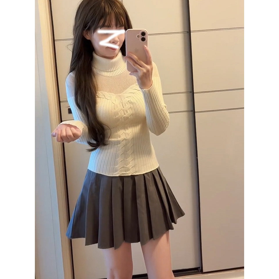 In Stock Soft Knit Sweater Gentle and Subtly Sexy - Image 5