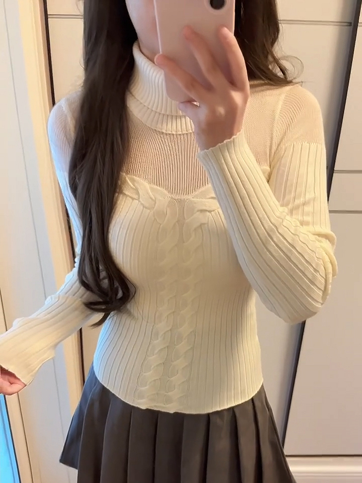 In Stock Soft Knit Sweater Gentle and Subtly Sexy - Image 2