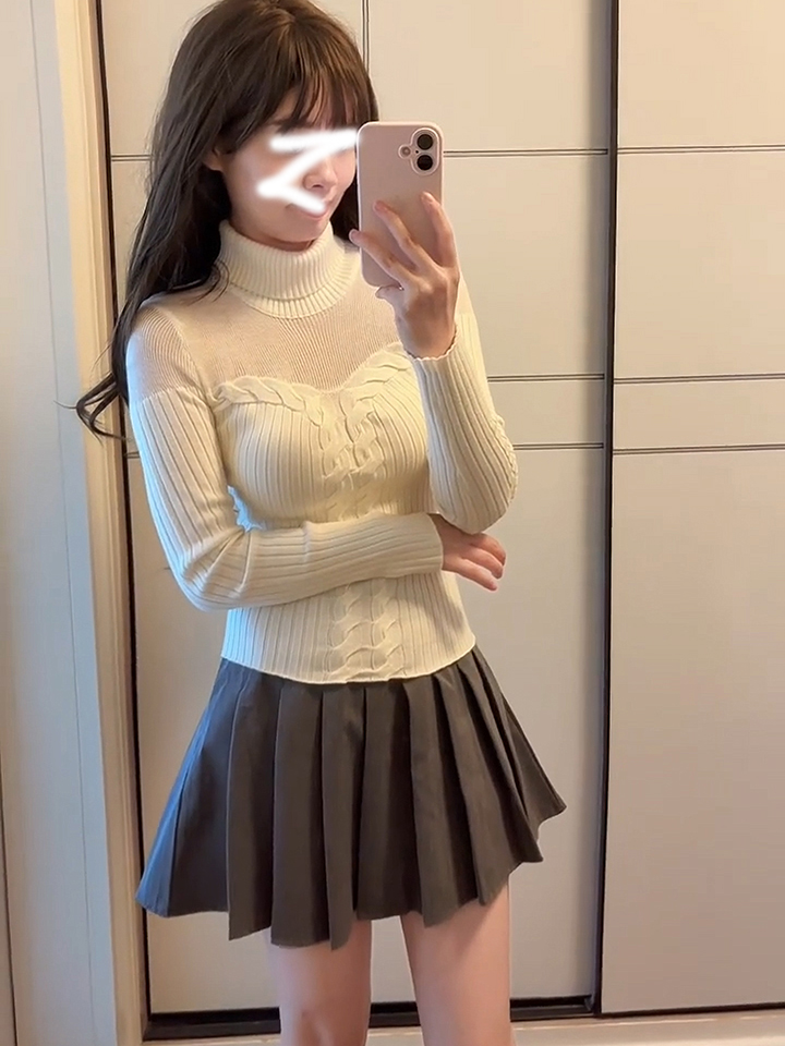 In Stock Soft Knit Sweater Gentle and Subtly Sexy